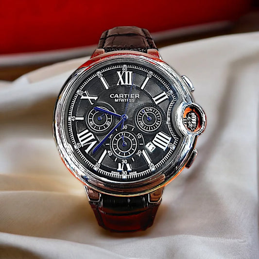 Cartier Leather Wrist Watch