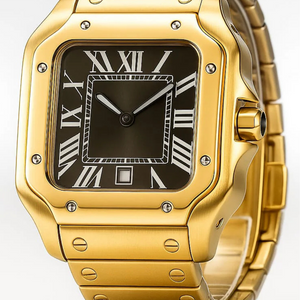 Mens 47mm Automatic Flywheel Stainless Steel Wristwatch