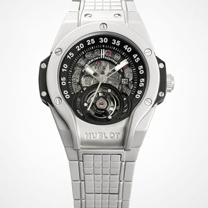 HUB WATCH - Premium quality watch dial in steel  2 year  machine warranty