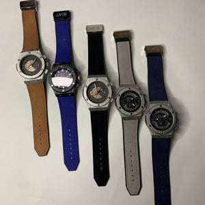 Simple Watch With Leather Strap