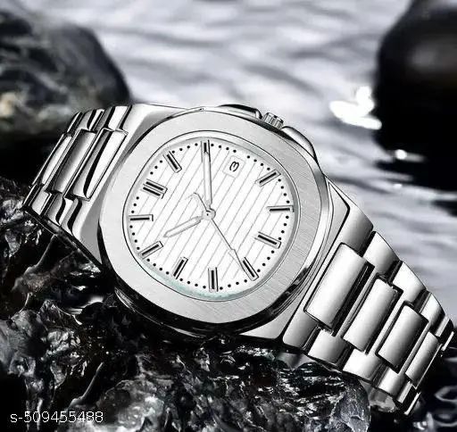 PATIK PHILLIP- 2 Tone -Day & Date-Stainless Steel-