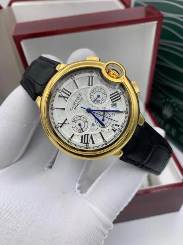 Cartier Leather Wrist Watch
