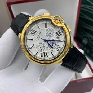 Cartier Leather Wrist Watch